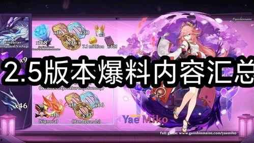 原神爆料全部版本最新,揭秘最新爆料，探索版本更新背后的精彩故事